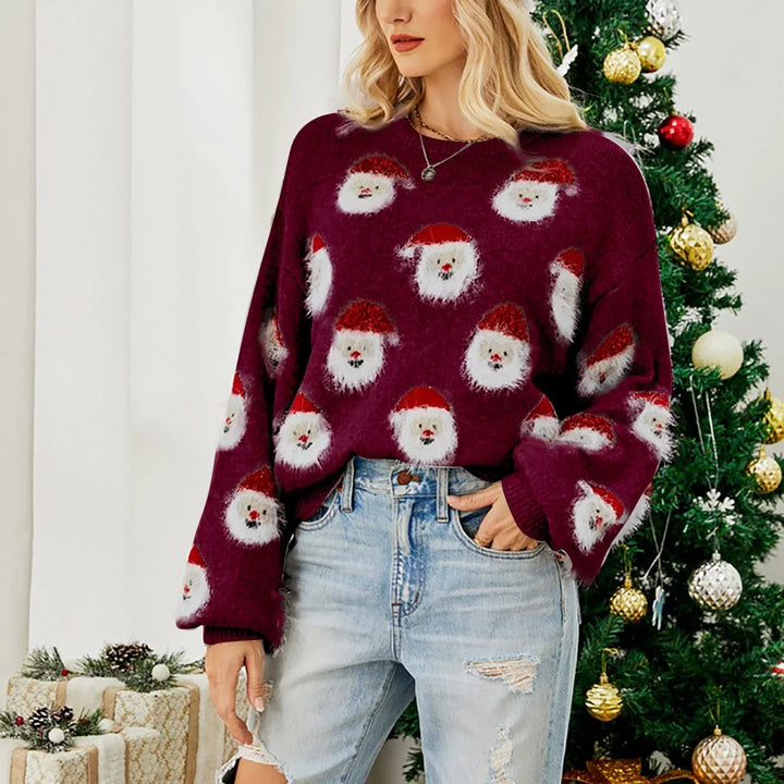 Stilla | Oversized julesweater med julemand motiv