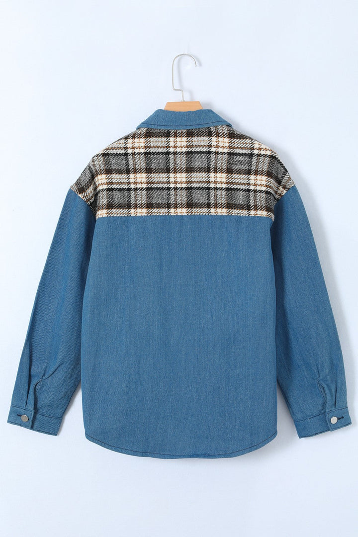 Stilla | Pocketed Button Up Denim Jakke