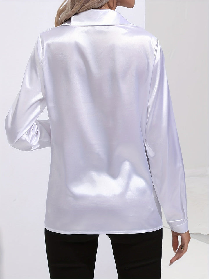Stilla | Elegante Satin Bluse