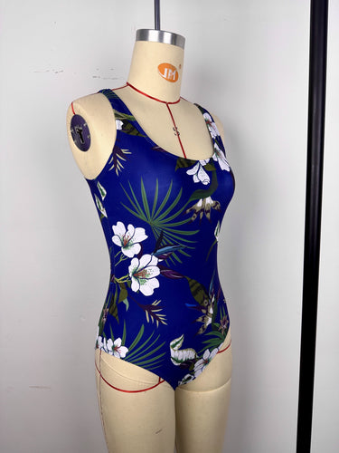 Stilla | Badedragt Med Blomstermotiv Årgang Stil