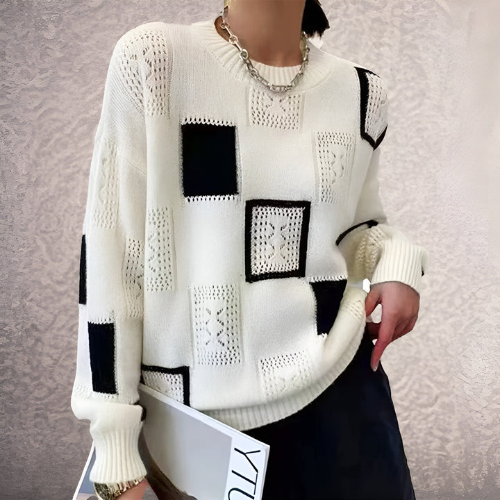 Stilla | Elegant Finstrik Pullover