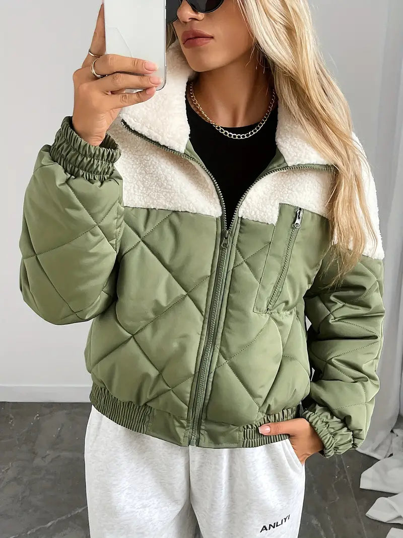 Stilla | Fleece-steppjakke