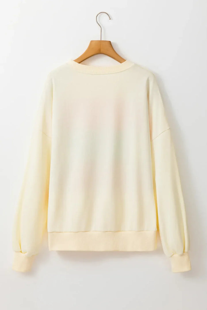 Stilla | Sweatshirt med lange ærmer med farveblokmønster