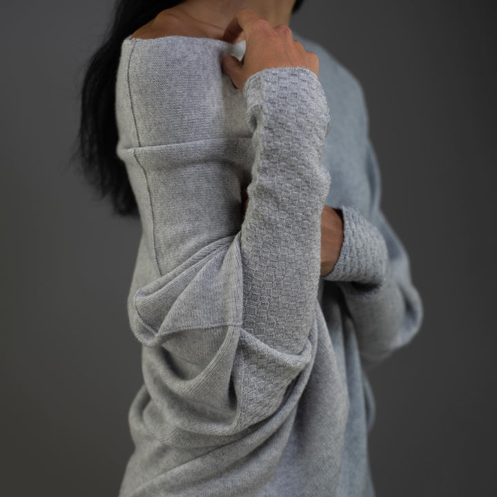 Stilla | Elegant Damepullover Med Skulderfri Ærmer