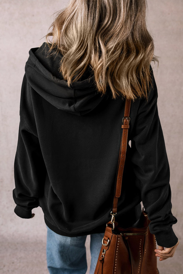 Stilla | Sweatshirt Med Lange Ærmer, Snøre og Lommer