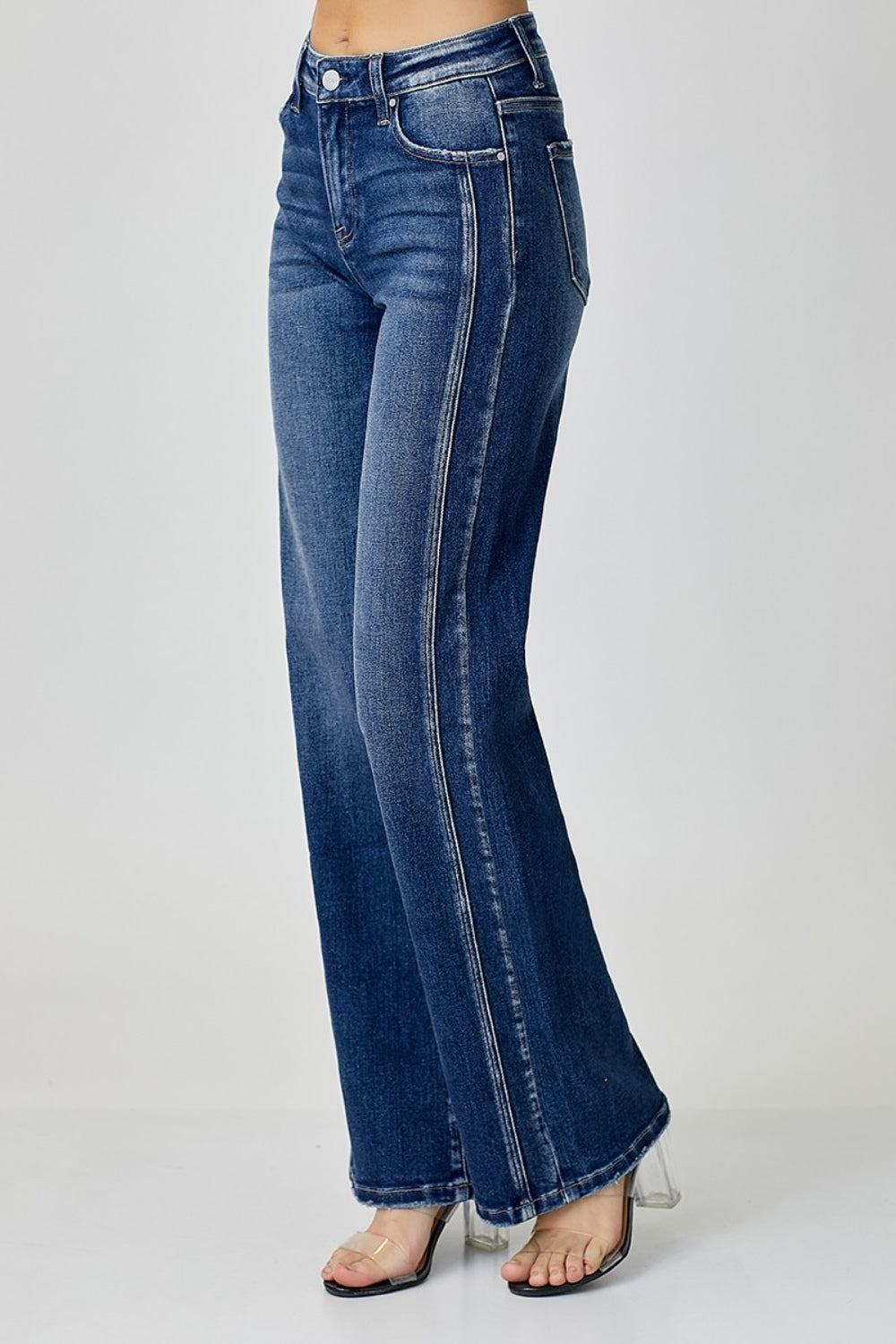 Stilla | Medium Høj Straight Jeans