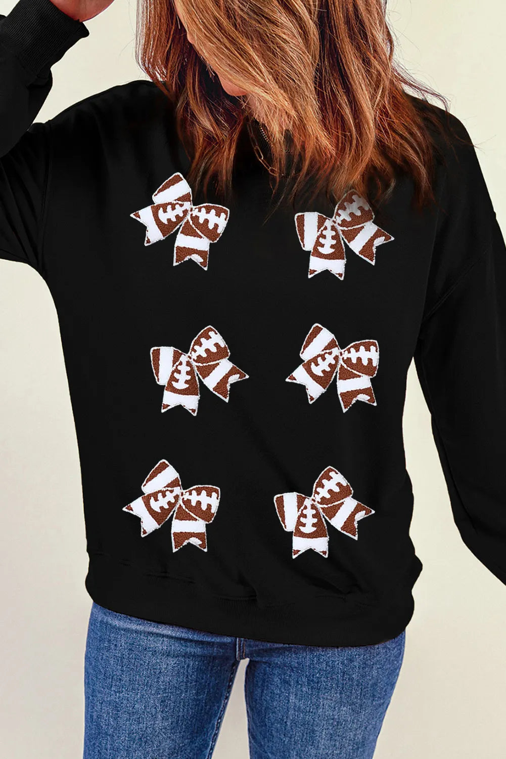 Stilla | Langærmet Sweatshirt Med Knude og Rundhalsudskæring