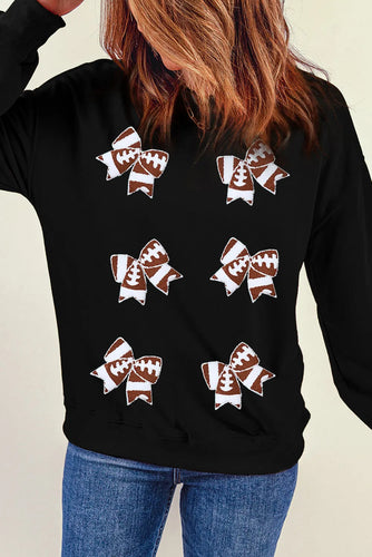 Stilla | Langærmet Sweatshirt Med Knude og Rundhalsudskæring