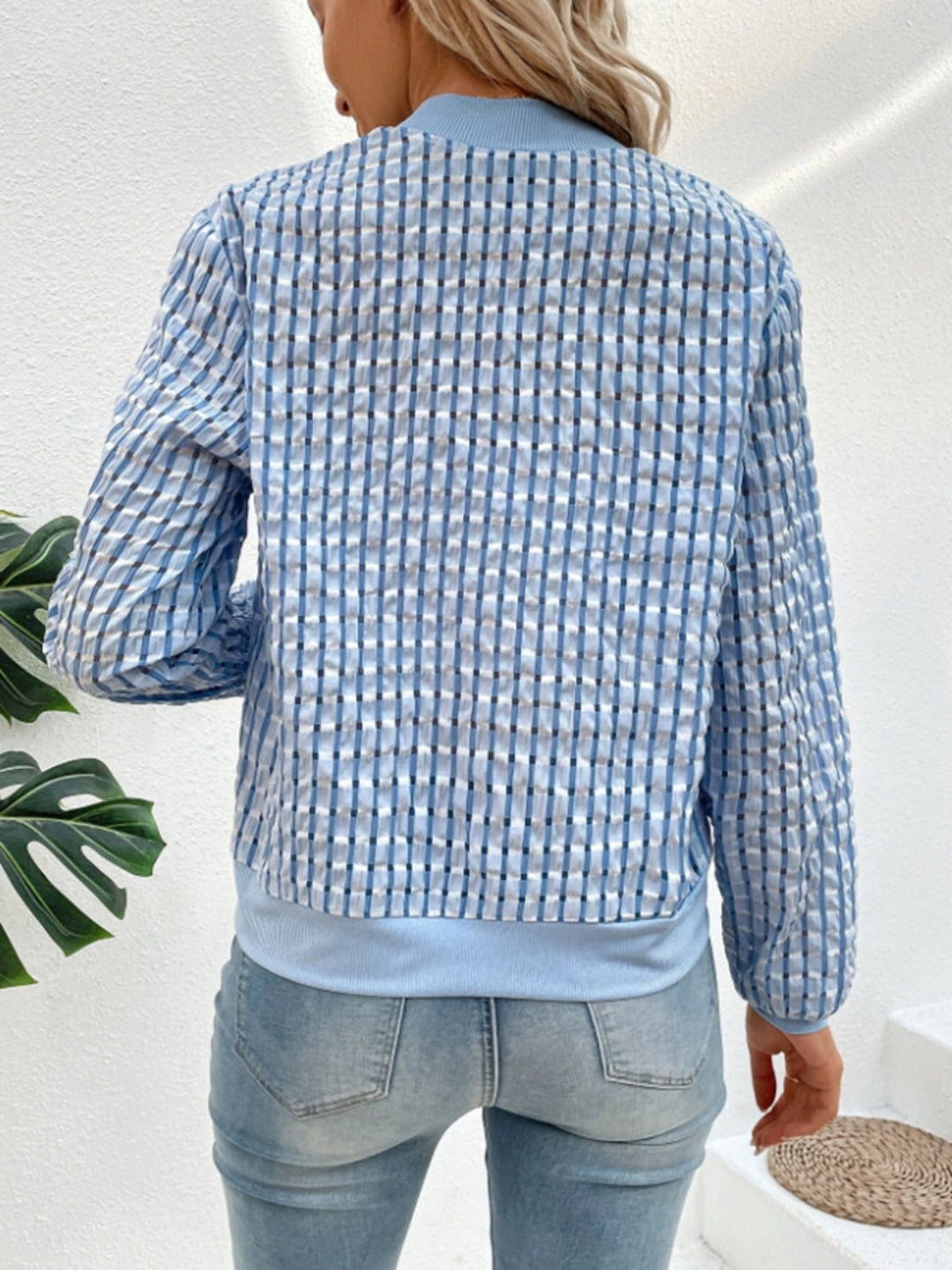 Stilla | Overgangsjakke med lynlås og langærmet design