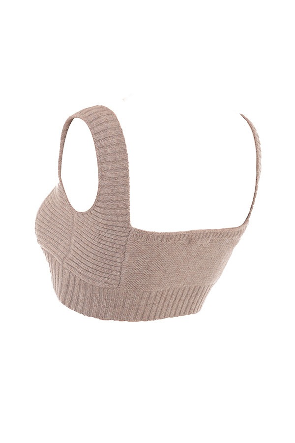 Stilla | Byg Grov Strikketrøje Af Naturlig Uld Med Bralette Og Leggings