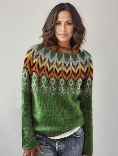 Stilla | Pull Chevron Argyle
