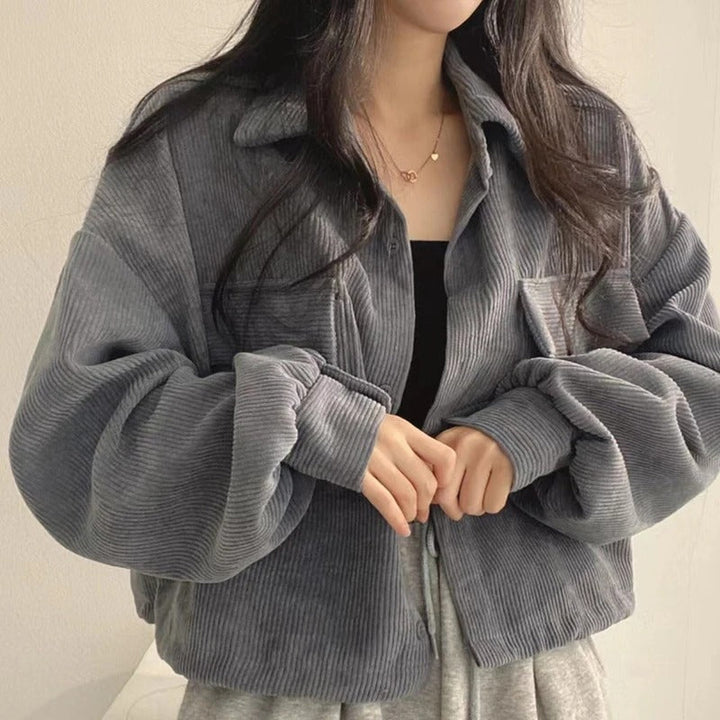 Stilla | Casual, Behagelig Fløjl Jakke til Hverdagsstil