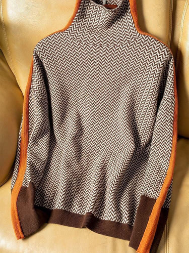 Stilla | Rullekrave Sweater I Kashmir Til Damer