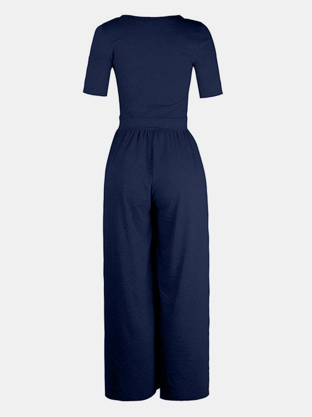 Stilla | Neck Kortærmet Jumpsuit
