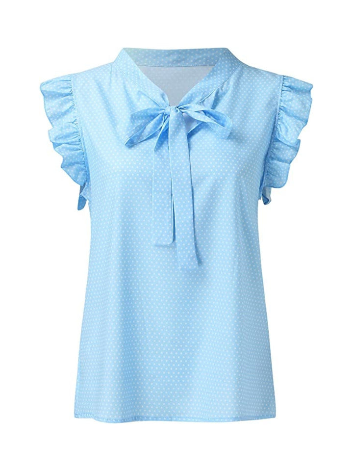 Stilla | Bluse Med Punktknude