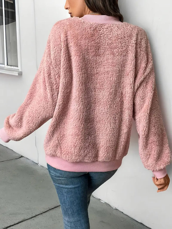 Stilla | Pullover i blødt plys
