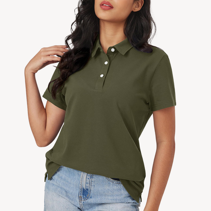 Stilla | Kvinders Cotton Polo Shirt
