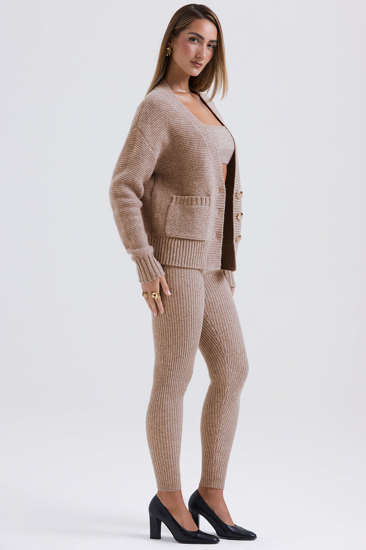 Stilla | Byg Grov Strikketrøje Af Naturlig Uld Med Bralette Og Leggings