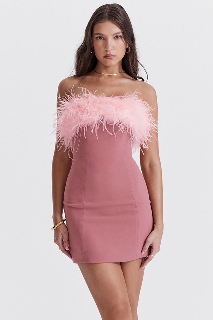 Stilla | Varm Pink Minikjole