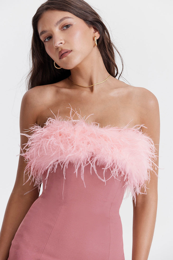 Stilla | Varm Pink Minikjole