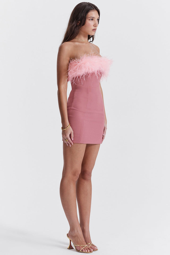 Stilla | Varm Pink Minikjole