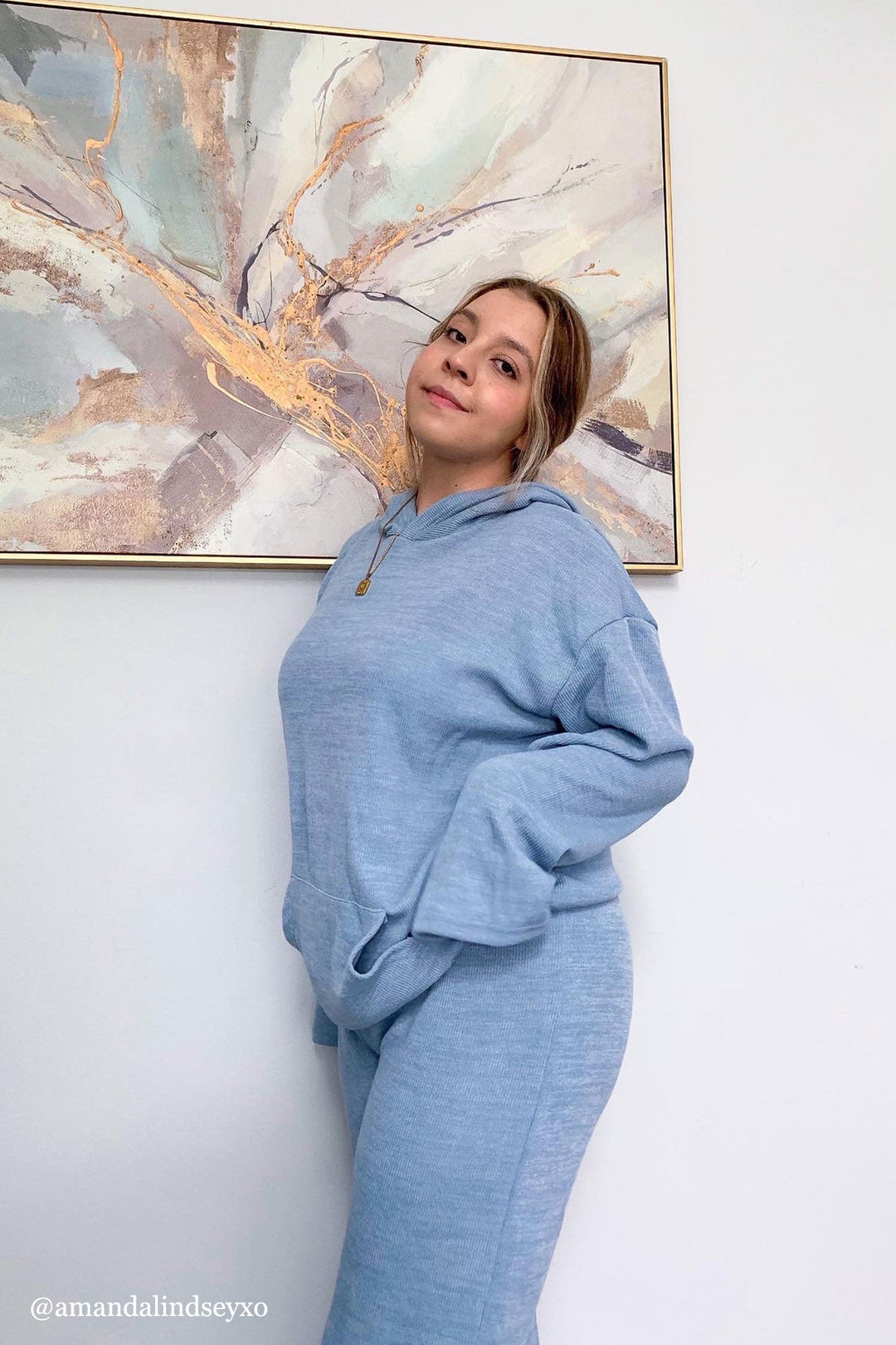 Stilla | Ensfarvet Hættepullover Bestående Af To Dele