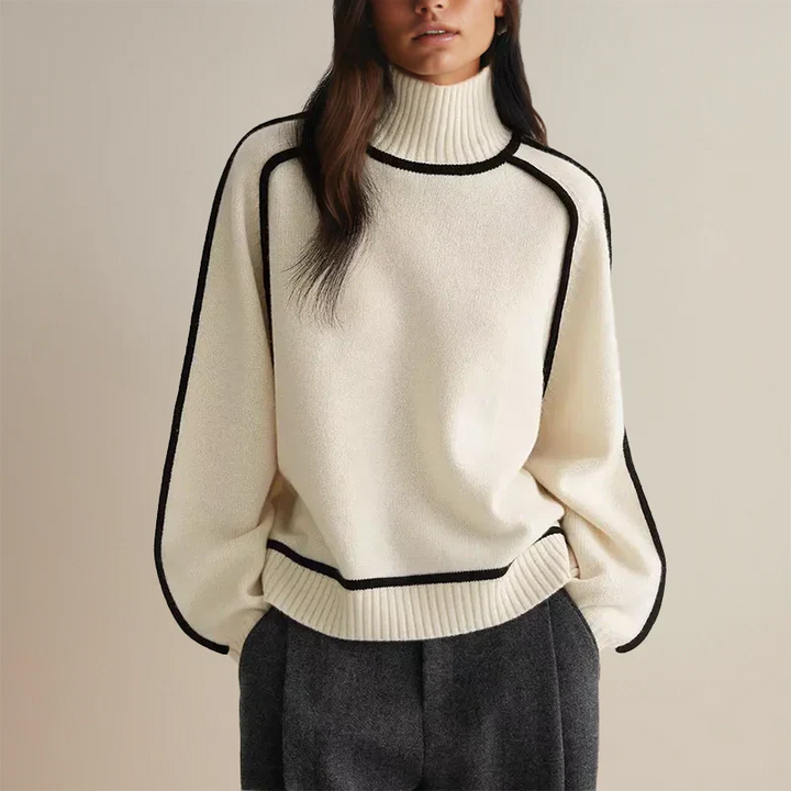 Stilla | Smart rullekravesweater