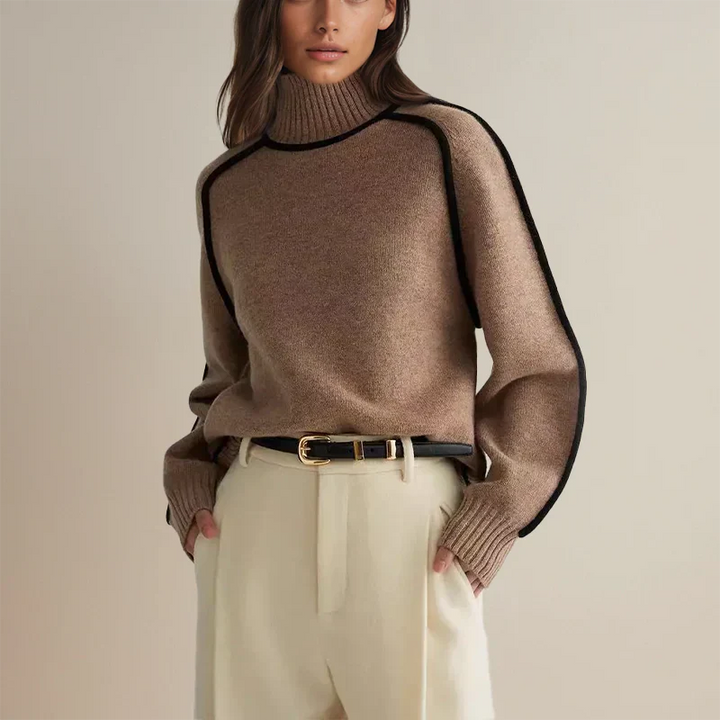 Stilla | Smart rullekravesweater