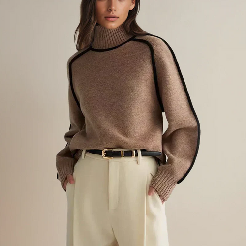 Stilla | Smart rullekravesweater