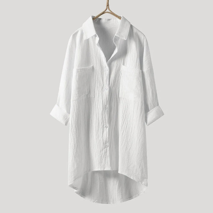 Stilla | Langskåret bluse