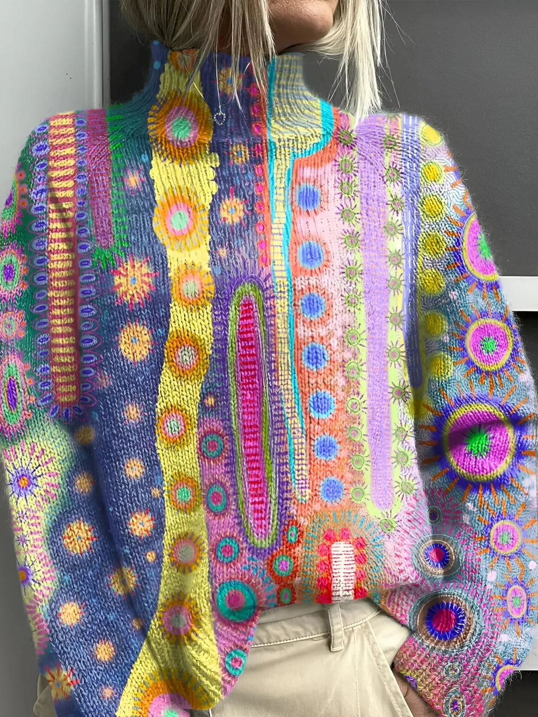 Stilla | Komfortabel Efterårs Strik Turtleneck Pullover