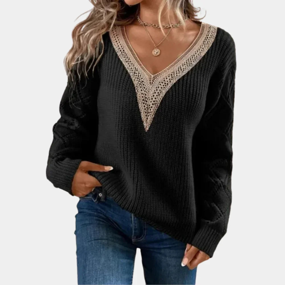 Stilla | Dame sweater med lange ærmer