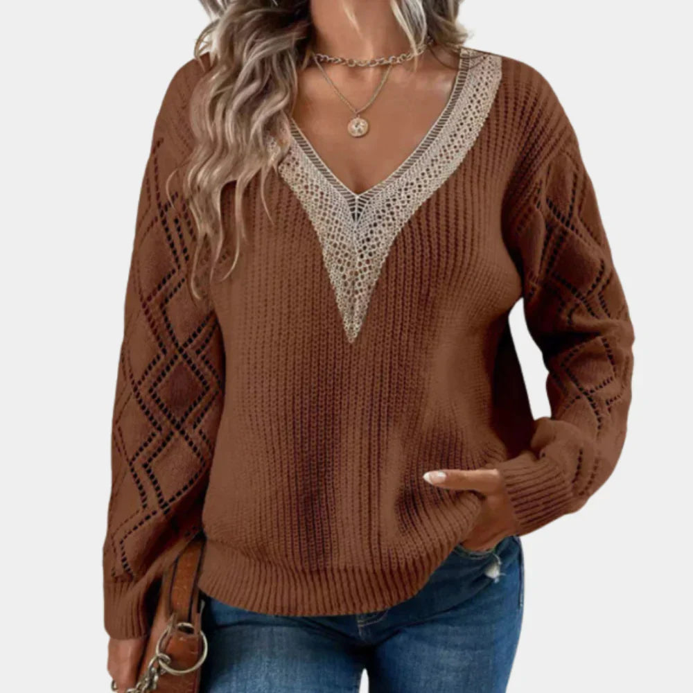 Stilla | Dame sweater med lange ærmer