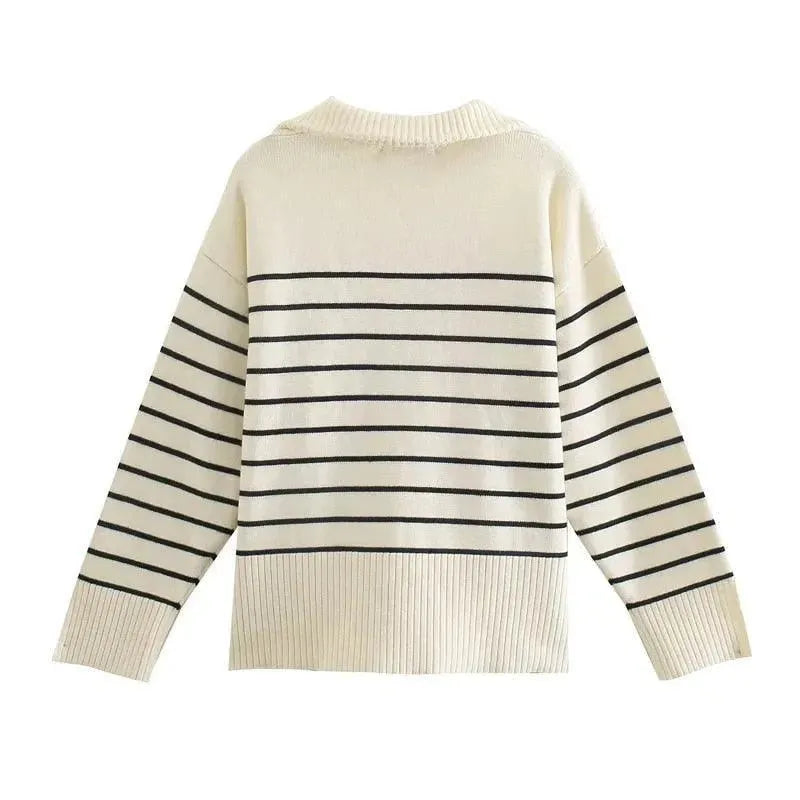 Stilla | Stribet Sweater