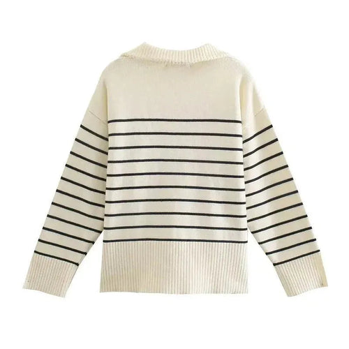 Stilla | Stribet Sweater