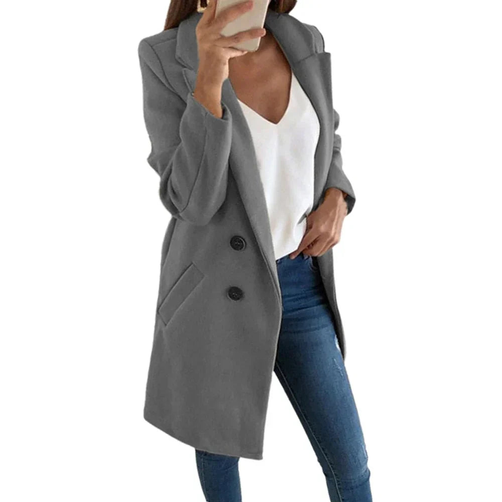 Stilla | Elegant Lang Blazer Frakke
