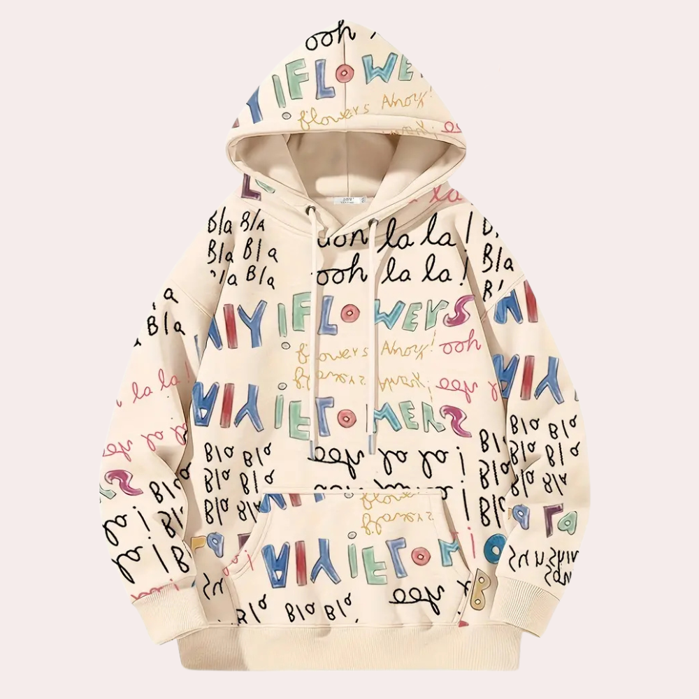 Stilla | Moderigtig hoodie til kvinder i mellemlængde