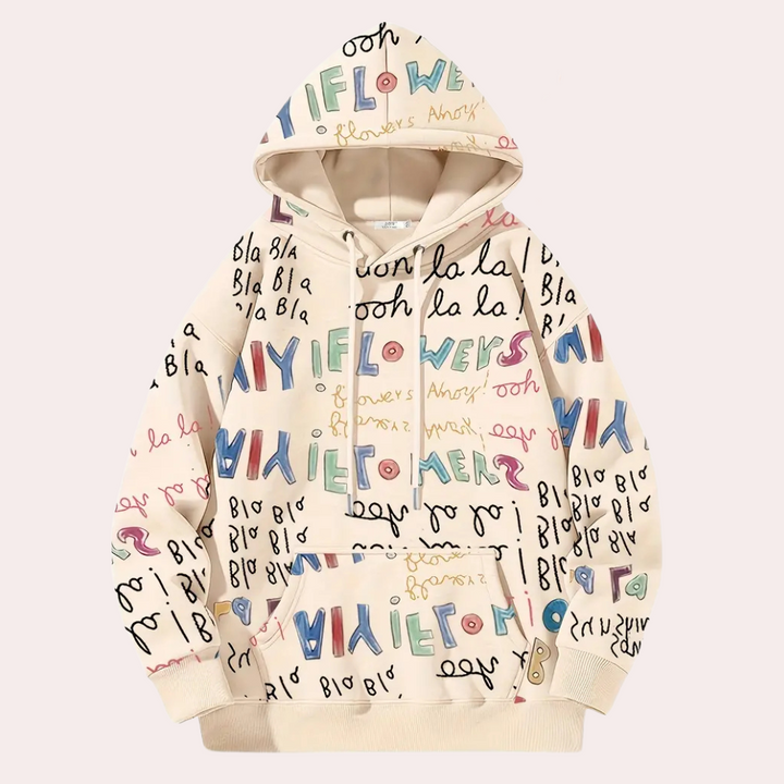 Stilla | Moderigtig hoodie til kvinder i mellemlængde