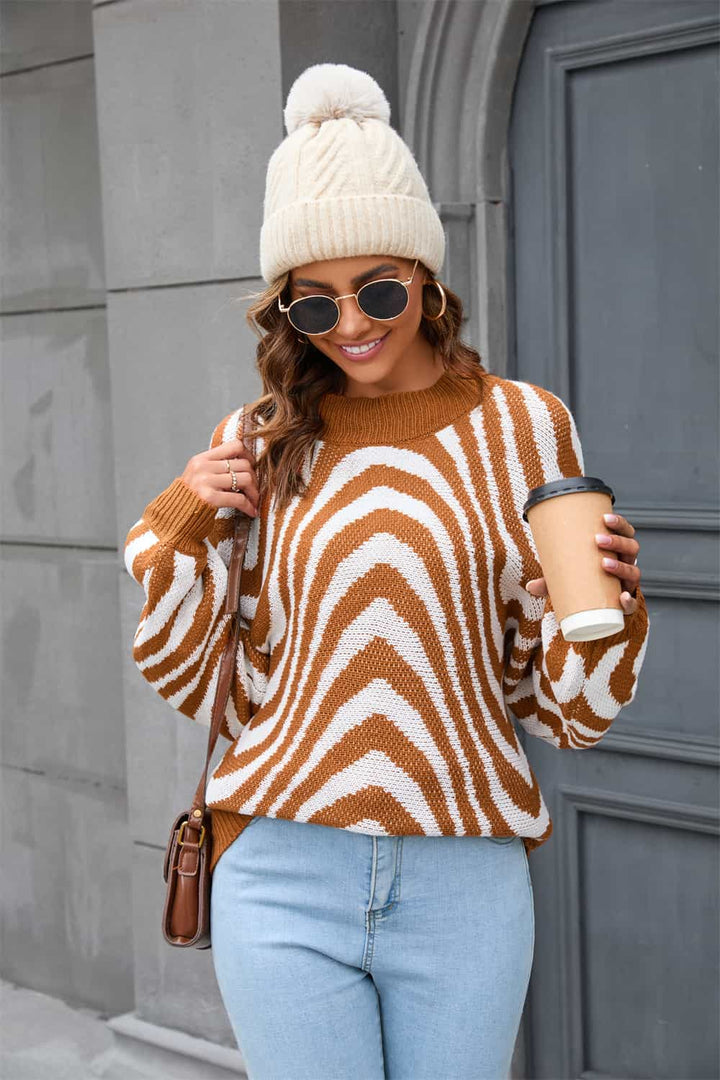 Stilla | Azure Rundhals Sweatshirt med tryk