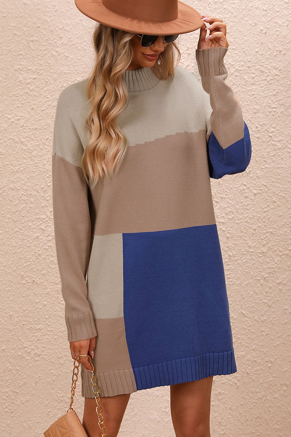 Stilla | Pulloverkjole med farveblok-design