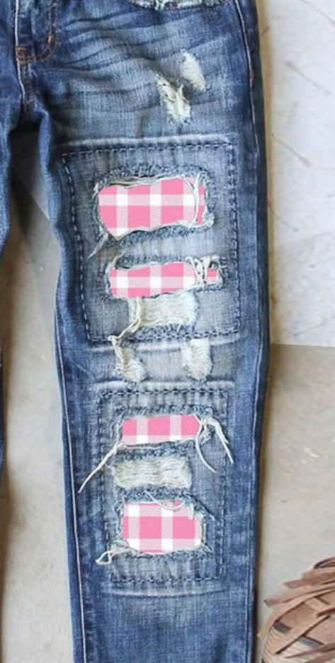Stilla | Printed Straight Jeans