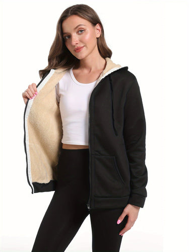 Stilla | Elegant og Varm Zip Hættetrøje