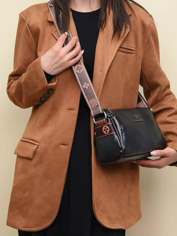 Stilla | Luksuriøs Læder Crossbody Taske Til Stilfulde Kvinder Vegansk Læder