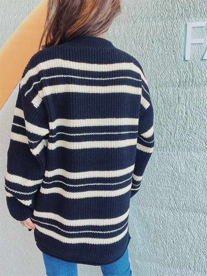 Stilla | Stribet pullover med lange ærmer og behagelig pasform