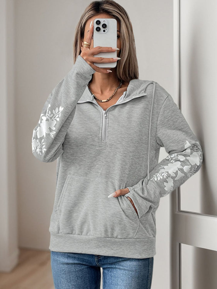 Stilla | Perfee Svedjakke Med Lange Ærmer og Halvzipper