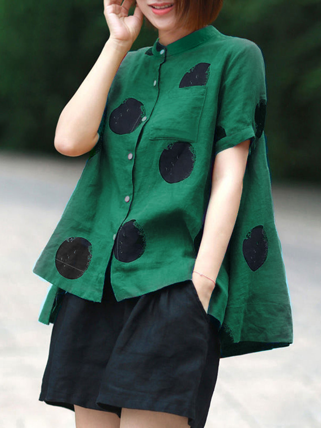 Stilla | Damebluse Med Prikker