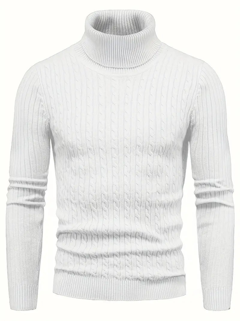 Stilla | Herresweater med højt halsudskæring