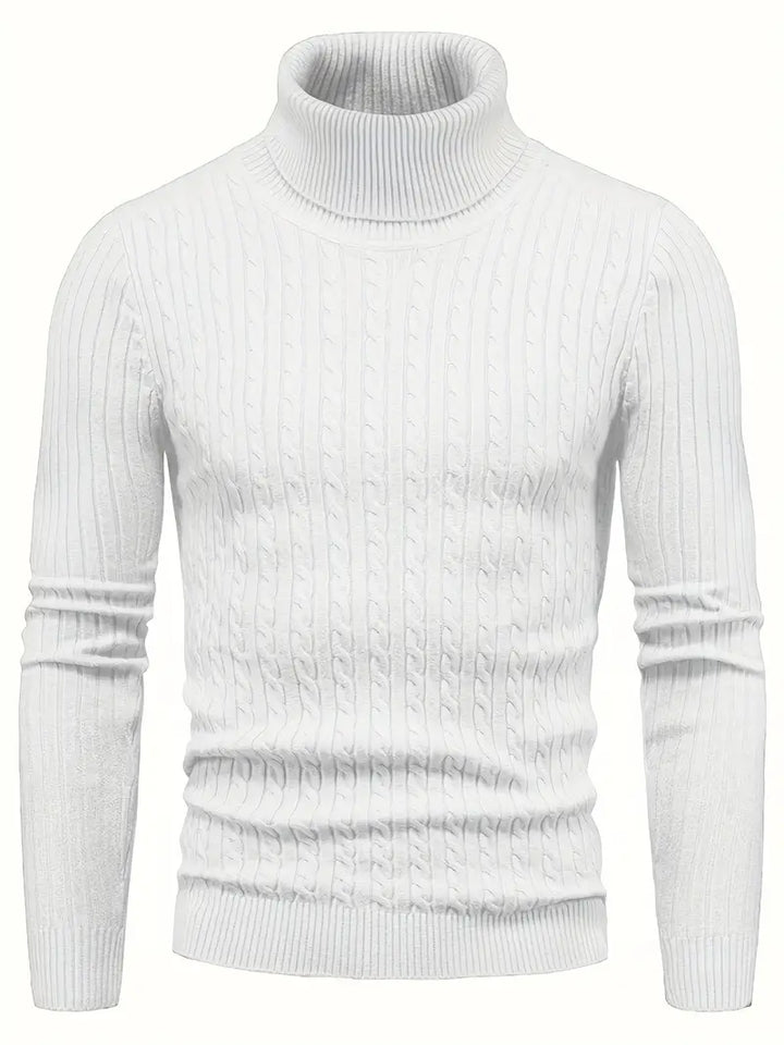 Stilla | Herresweater med højt halsudskæring