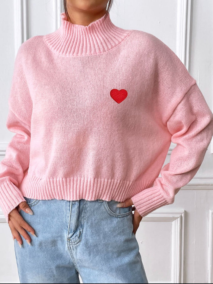 Stilla | Rullekrave sweater med lange ærmer