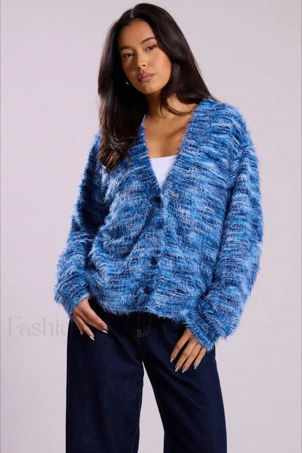 Stilla | Cozy Vintage Stribet Cardigan med V-Hals